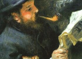 صورة شخصية بورتريه لكلود مونيه